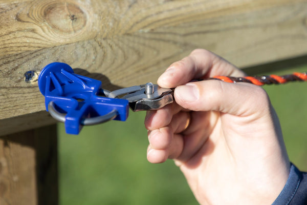 Polywire and Polybraid Connector – Stainless Steel, 4 Pack