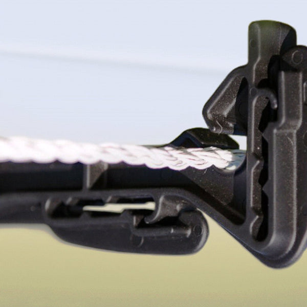 Styx Electric Fence Offset Outrigger - 175mm, Black UV-Stabilised Plastic