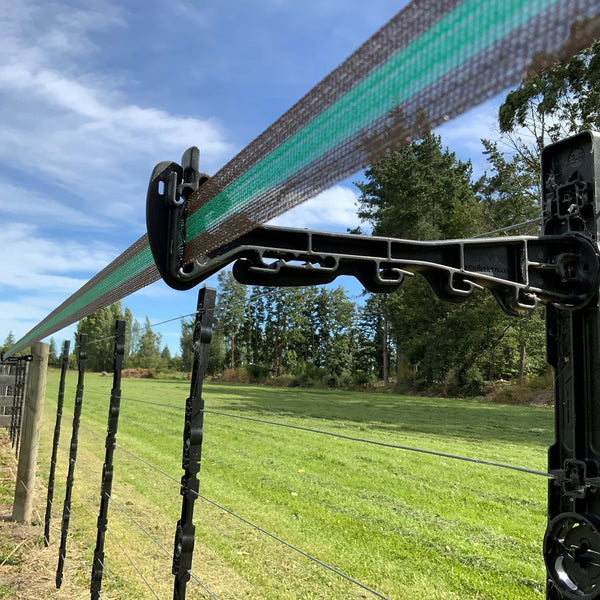 Equine Naturae Polytape - 40mm Brown Green Brown, 200m