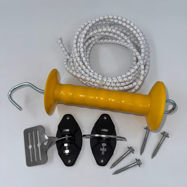 Electric Fence Gate Kit - 5.0m Bungy, Orange or White