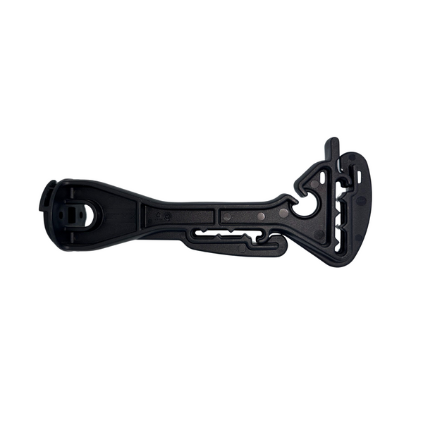 Styx Electric Fence Offset Outrigger - 175mm, Black UV-Stabilised Plastic