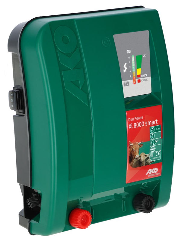 AKO -Duo Power Xi 8000 smart-12/230 V Fence Device, 12 Joule