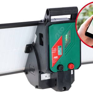 The AKO S4000 Smart Solar Electric Fence Energiser with phone app product. Shop online in New Zealand
