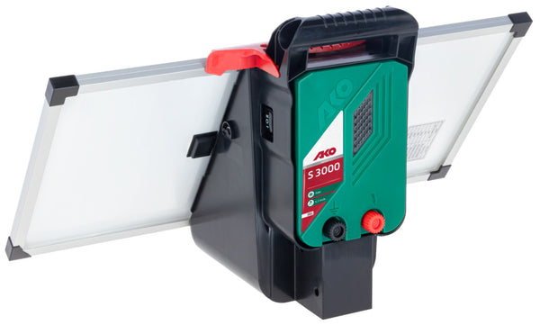 AKO Solar S3000 Electric Fence Energiser 30km / 25ha / 3J