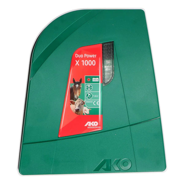 AKO Duo Power X1000-Energiser 1.0 joule output-mains/solar capable-5 year warranty