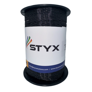 Styx Power Horse Tape - Kiwi Black 20m - ideal for premium horse fencing