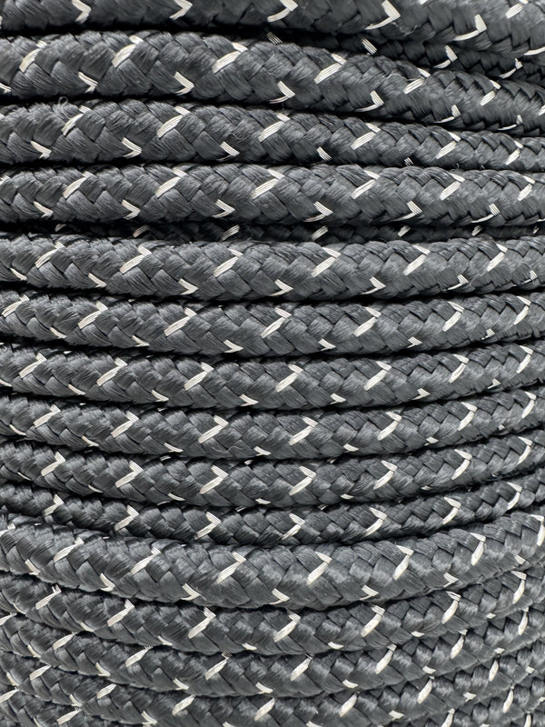 Styx Soft Black Equibraid - 7mm diameter, x 200m (656 ft) - 10 year warranty