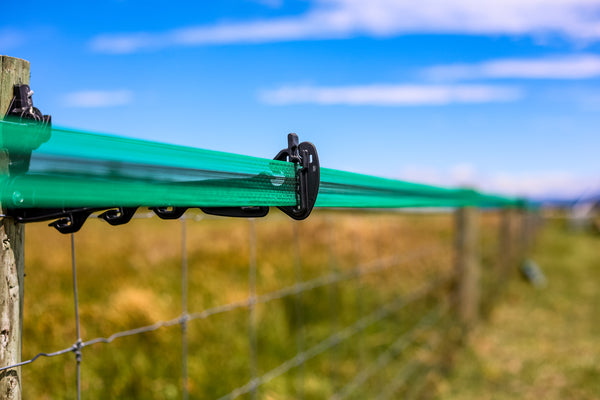 Styx Equine Naturae Polytape - 40mm Green Brown Green, 200m