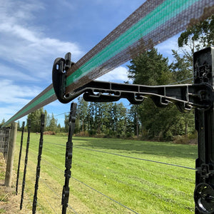 Equine Naturae Polytape - 40mm Brown Green Brown, 200m