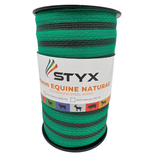 Styx 40mm Equine Naturae Polytape for safe horse fencing