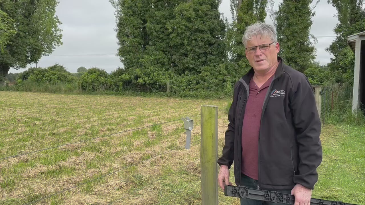 Wire attachment tool for fence battens