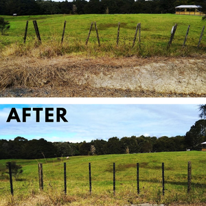 Styx 8-Wire Fence Batten before and after image